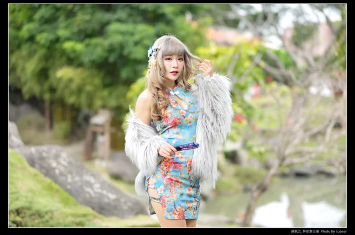 [Mzsock] NO.069 Xue Kaiyun, Lin Antai’s ancient house, high heels and beautiful legs, outdoor shot street photography#[76P]-1