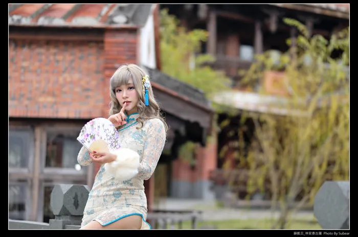 [Mzsock] NO.069 Xue Kaiyun, Lin Antai’s ancient house, high heels and beautiful legs, outdoor shot street photography#[76P]-6