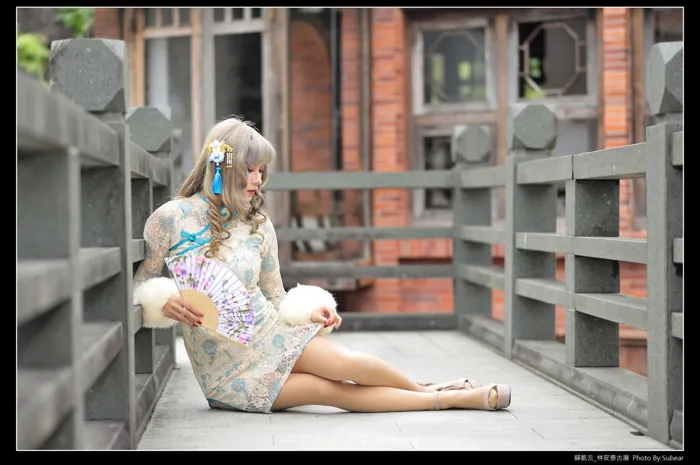 [Mzsock] NO.069 Xue Kaiyun, Lin Antai’s ancient house, high heels and beautiful legs, outdoor shot street photography#[76P]-4