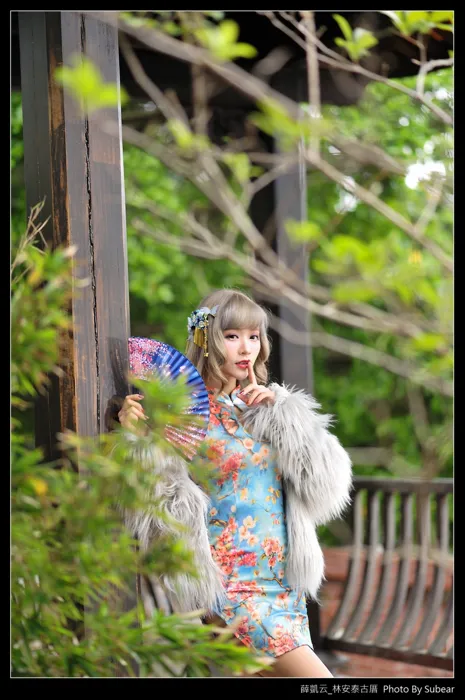 [Mzsock] NO.069 Xue Kaiyun, Lin Antai’s ancient house, high heels and beautiful legs, outdoor shot street photography#[76P]-2