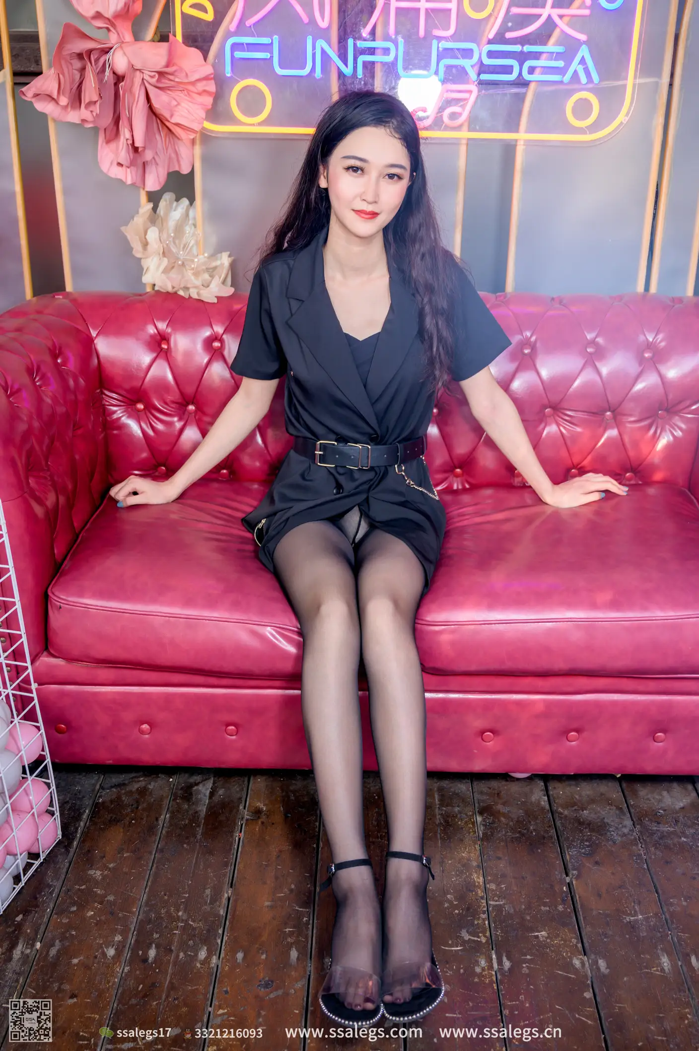 [Mzsock] NO.468 Manman Street Photography Black Silk (Part 2) silk club#[127P]-8