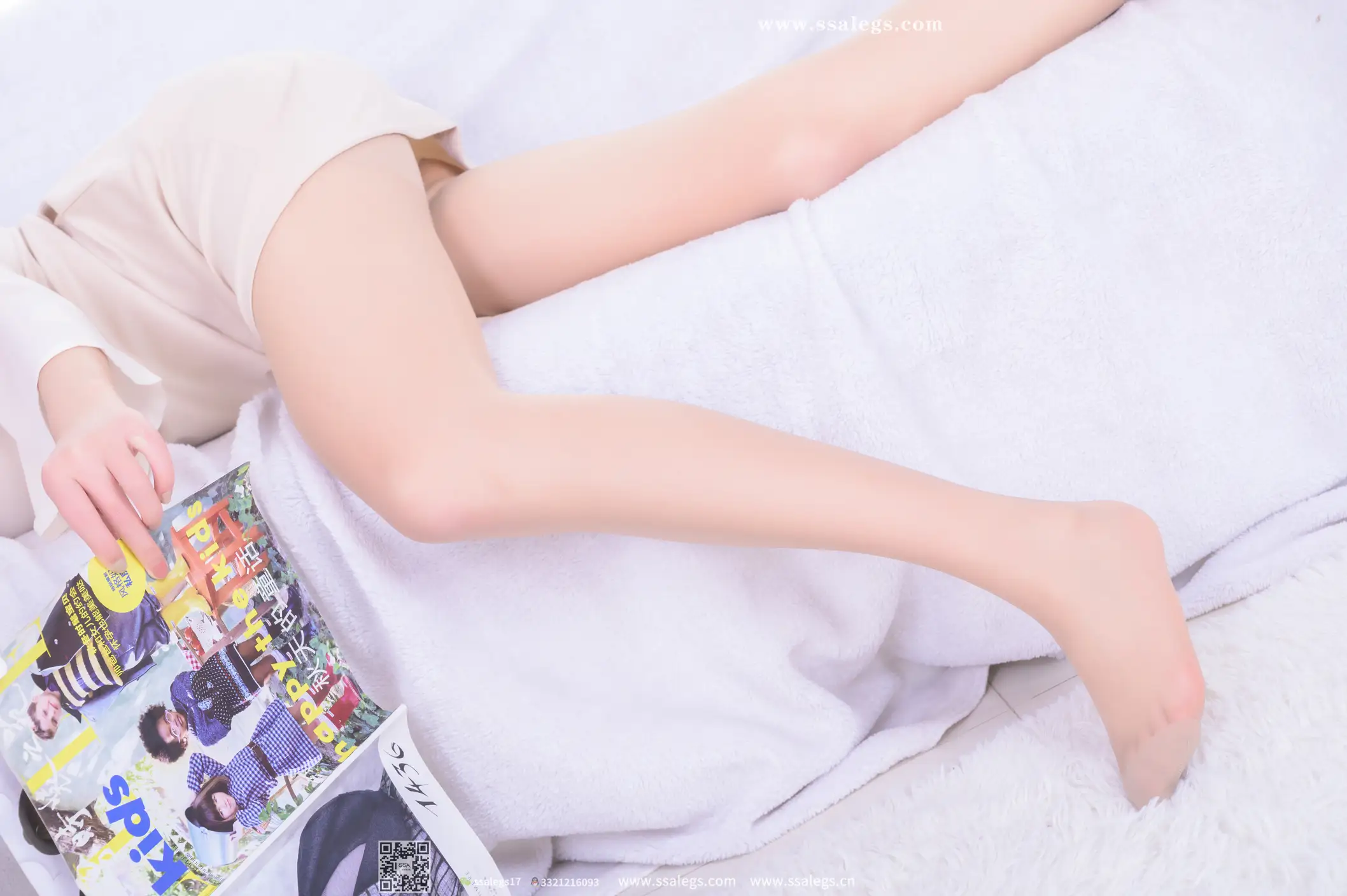 [Mzsock] NO.446 Susu simply wears crotchless stockings (Part 2) silk club#[124P]-4