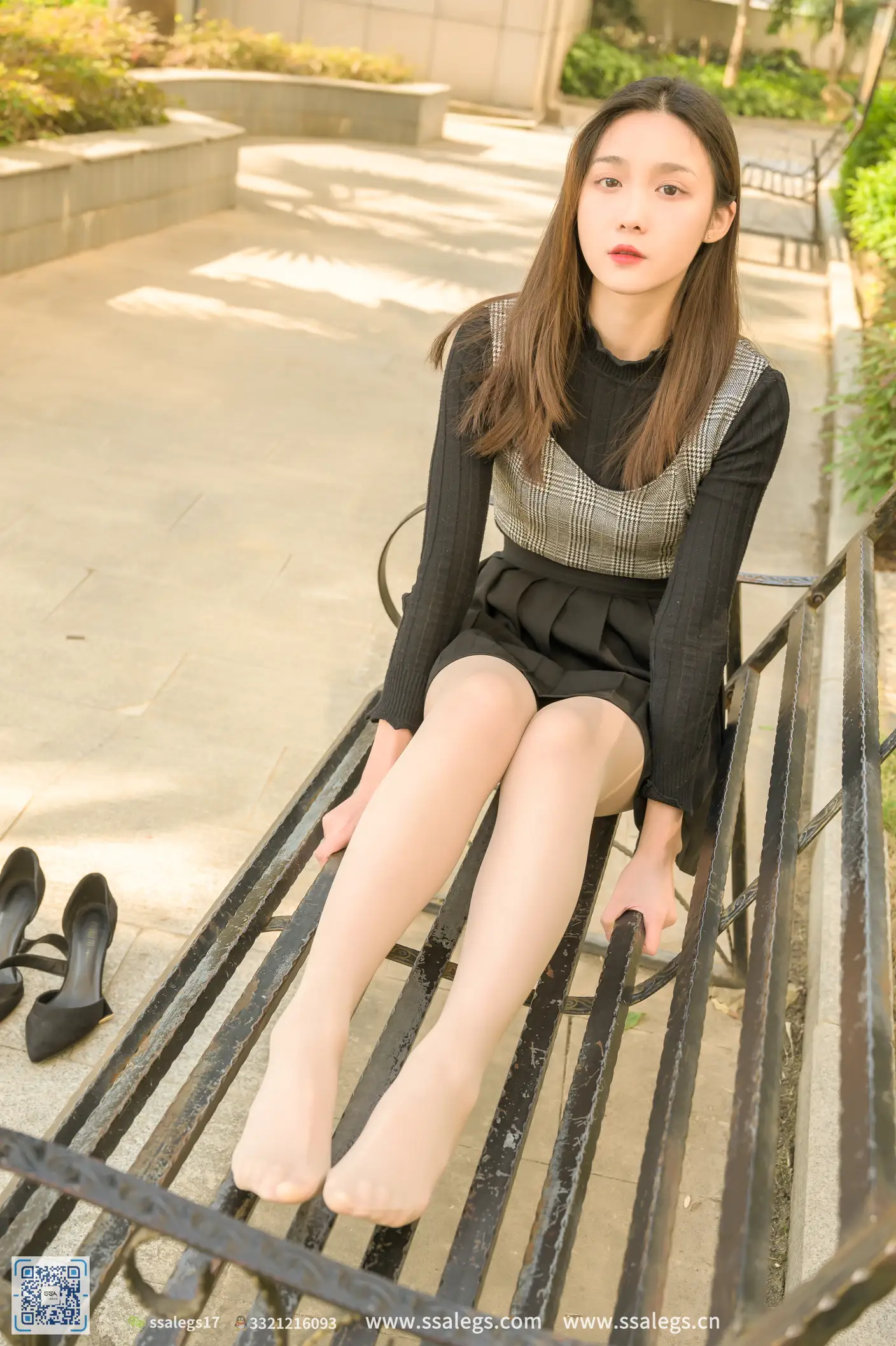 [Mzsock] NO.496 Junjun outdoor photo shoot (Part 2) silk club#[103P]-7