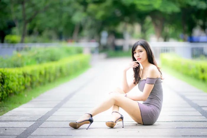 [Mzsock] NO.045 Bao Stockings and High Heels Beautiful Legs Outdoor Shot street photography#[79P]-6