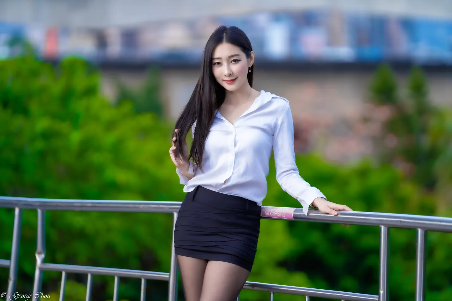 [Mzsock] NO.131 Wu Xiaokui OL black silk high heels beautiful legs street photography#[39P]-5