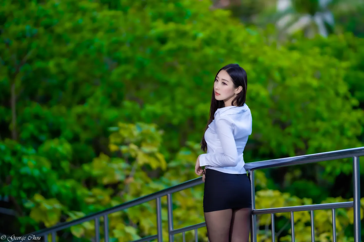 [Mzsock] NO.131 Wu Xiaokui OL black silk high heels beautiful legs street photography#[39P]-10