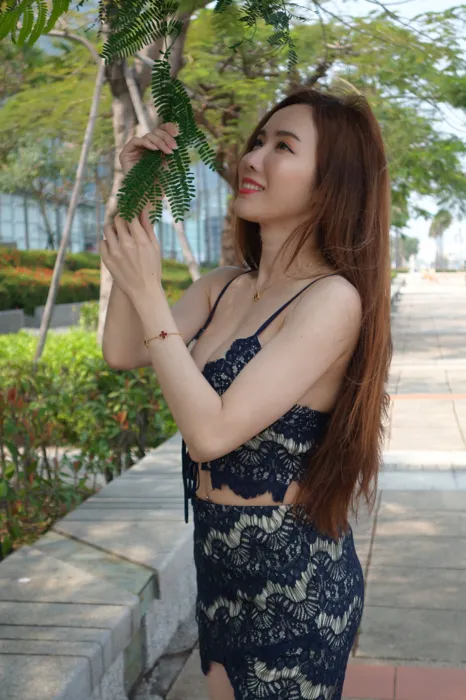 [Mzsock] NO.059 Dora hollow dress, high heels and beautiful legs travel photo street photography#[80P]-4