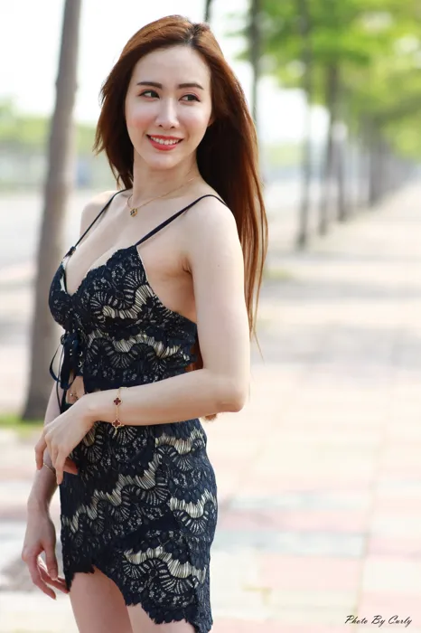 [Mzsock] NO.059 Dora hollow dress, high heels and beautiful legs travel photo street photography#[80P]-10