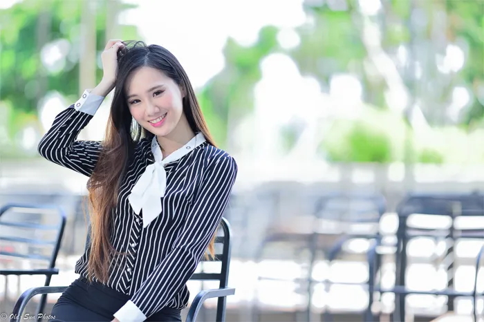 [Mzsock] NO.026 Beautiful model Xiaomi’s new secretary black silk professional attire street photography#[50P]-3