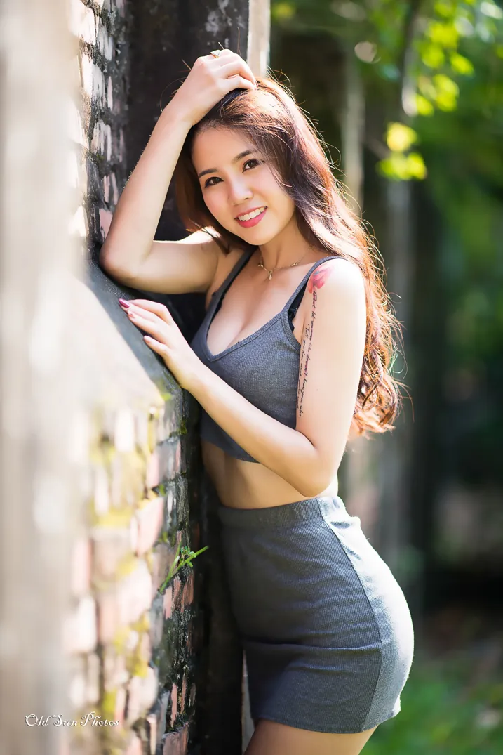 [Mzsock] NO.154 Debby Chiu midriff-revealing short skirt with high legs street photography#[105P]-9