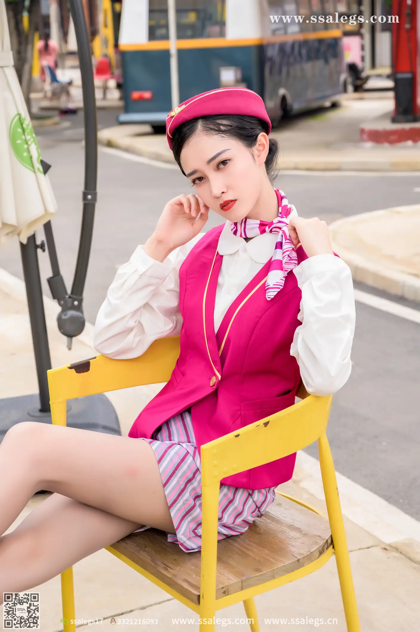 [Mzsock] NO.436 Her long dream of being a stewardess (Part 2) silk club#[127P]-3