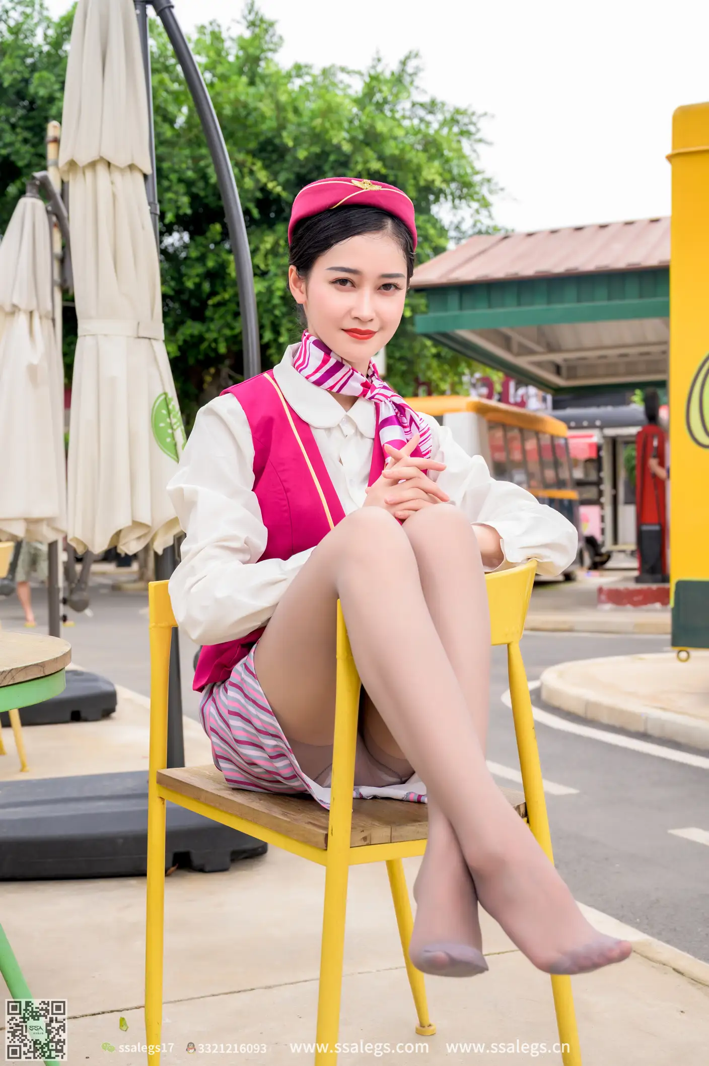 [Mzsock] NO.436 Her long dream of being a stewardess (Part 2) silk club#[127P]-7