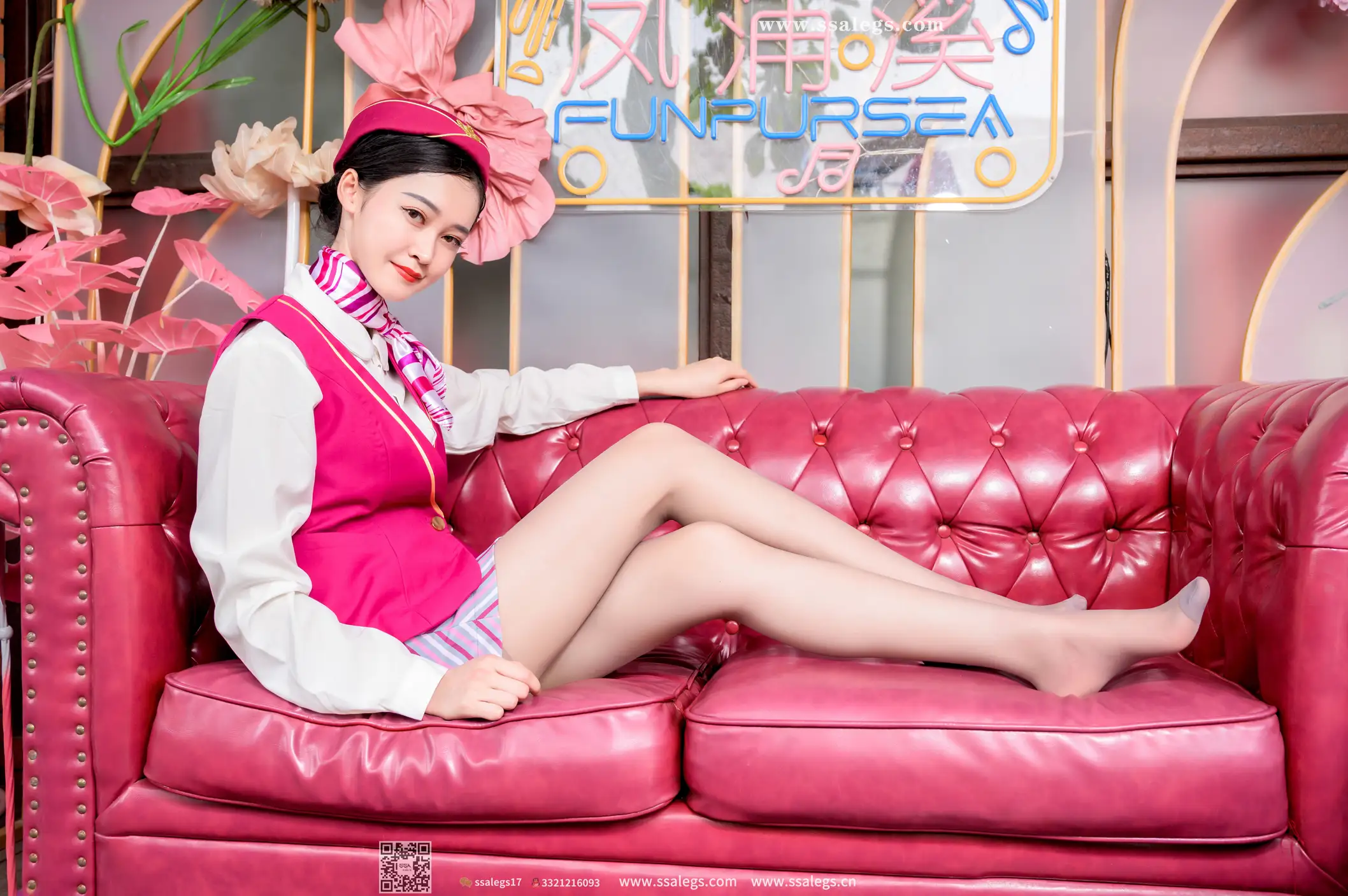 [Mzsock] NO.436 Her long dream of being a stewardess (Part 2) silk club#[127P]-2