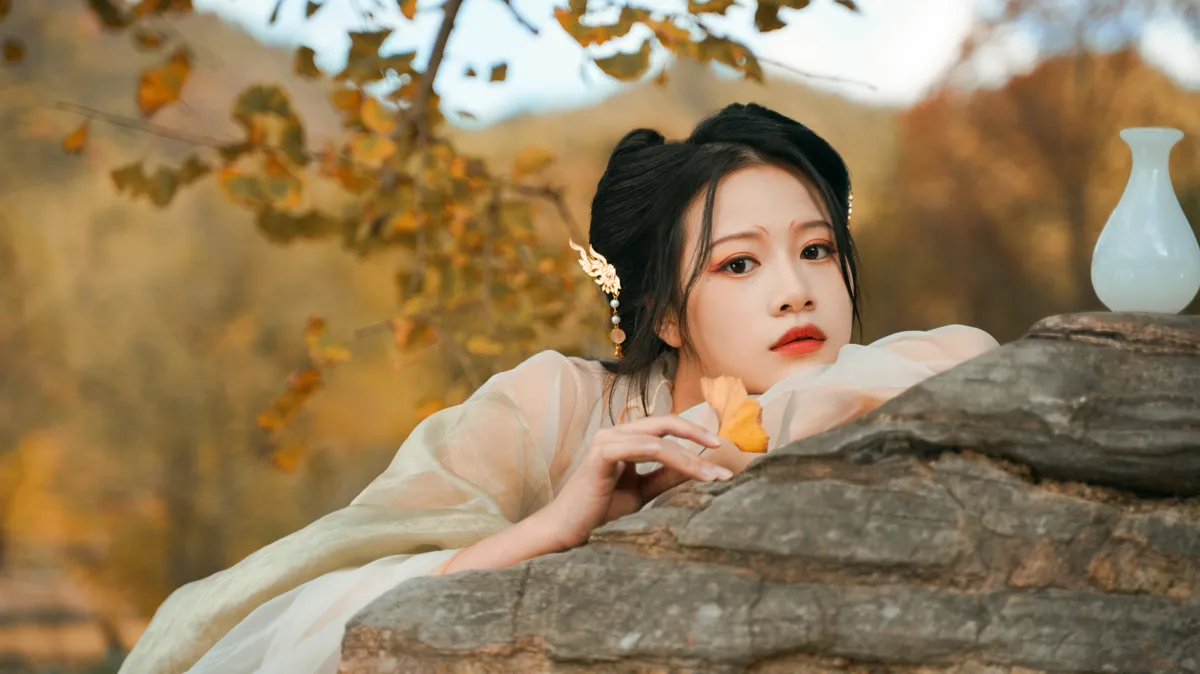 [YITUYU] 2022.12.12 Vol.2664 – Under the Ginkgo Tree Wangwang Xiaoxiaoshu#[39P]-6