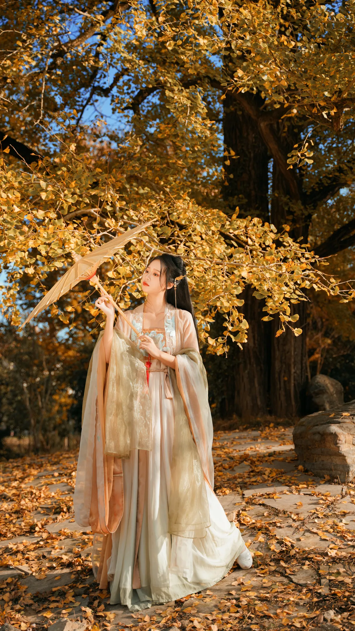 [YITUYU] 2022.12.12 Vol.2664 – Under the Ginkgo Tree Wangwang Xiaoxiaoshu#[39P]-1