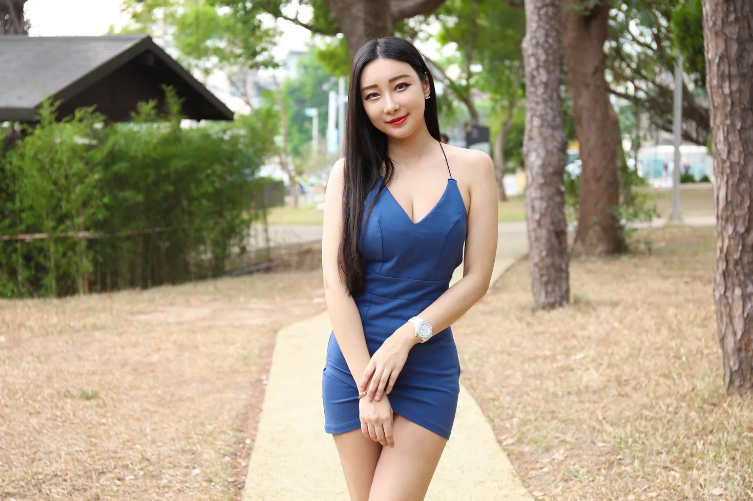 [Mzsock] NO.165 Wu Caijie’s suspender dress and short skirt with high legs and beautiful legs street photography#[50P]-9