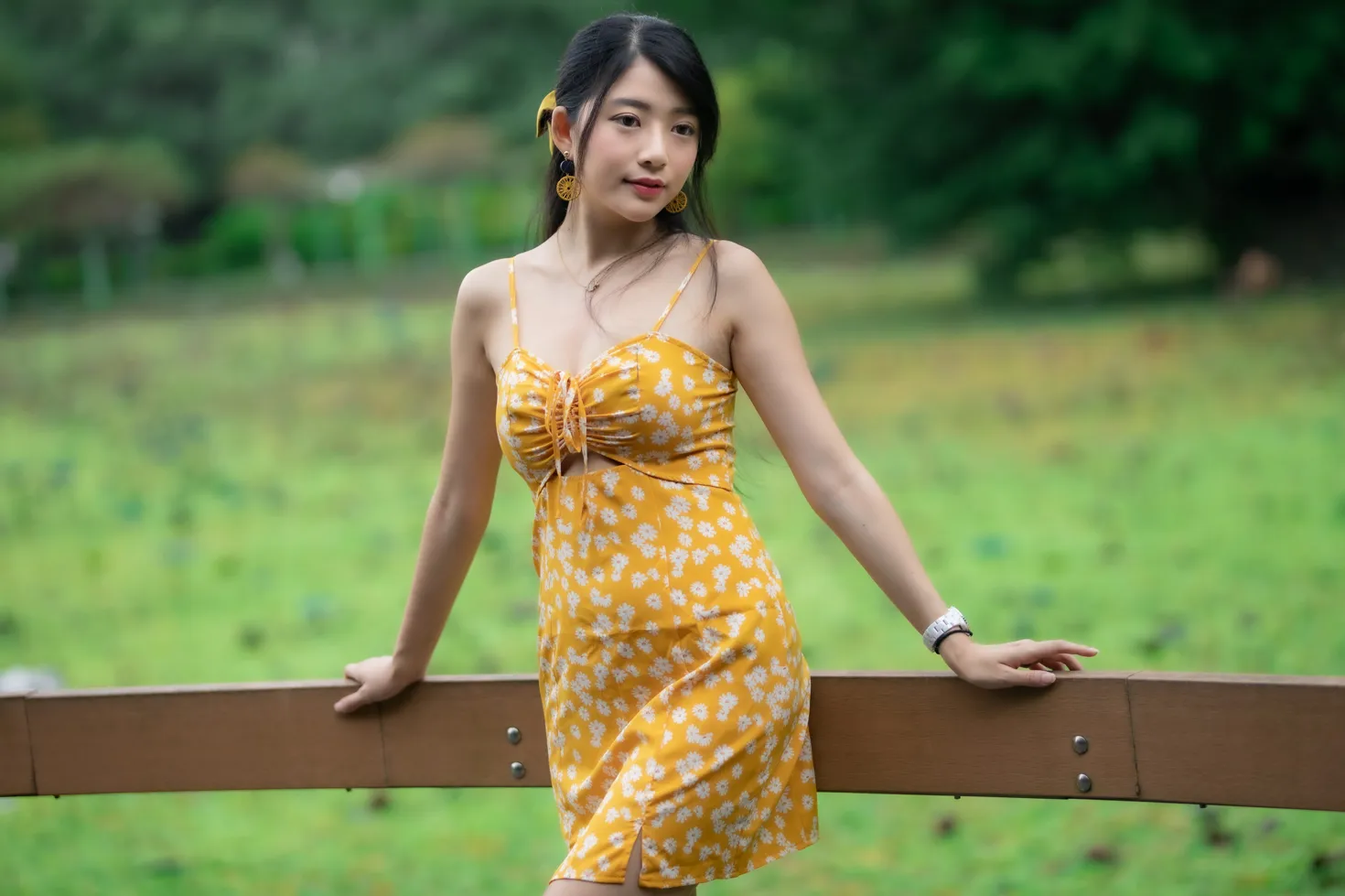 [Mzsock] NO.170 Xiangqin suspender dress with high heels and beautiful legs street photography#[48P]-4