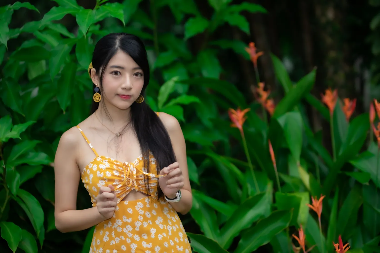 [Mzsock] NO.170 Xiangqin suspender dress with high heels and beautiful legs street photography#[48P]-8