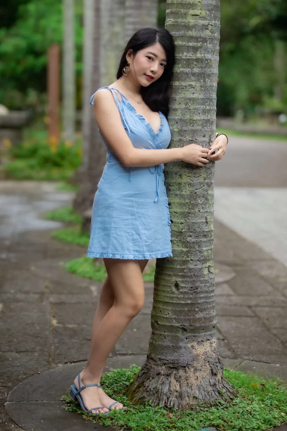 [Mzsock] NO.170 Xiangqin suspender dress with high heels and beautiful legs street photography#[48P]-10
