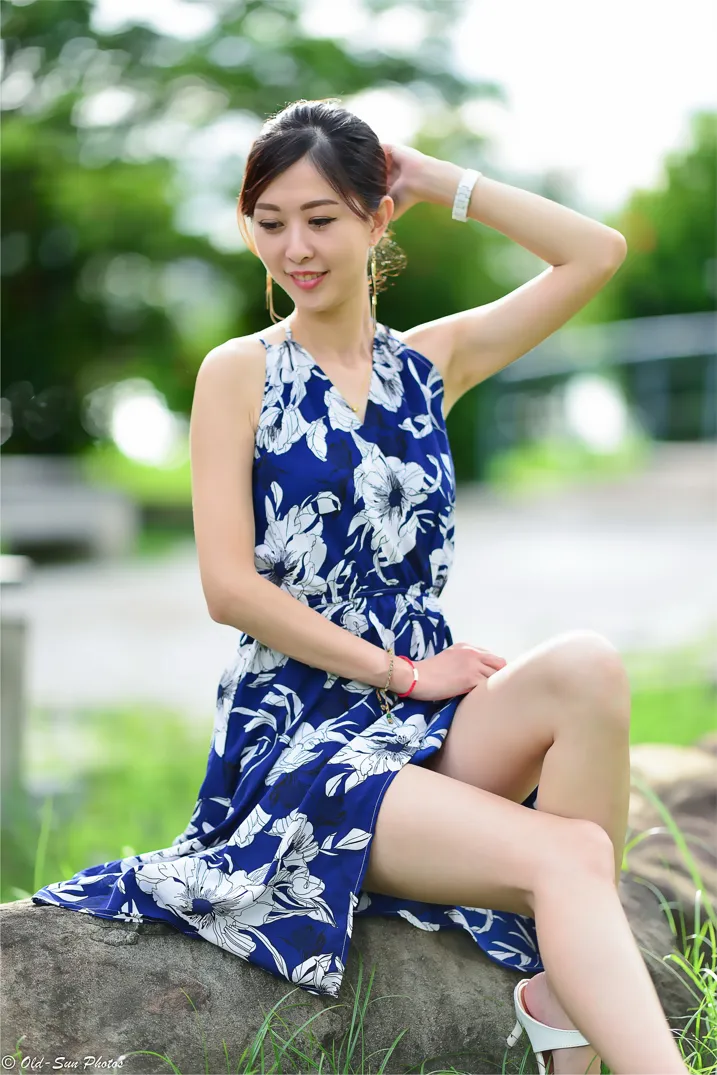 [Mzsock] NO.196 Zhao Tingting dress with cool and high legs street photography#[105P]-10