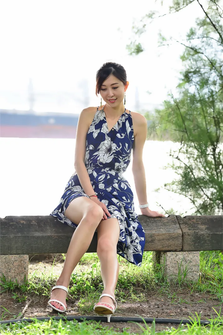 [Mzsock] NO.196 Zhao Tingting dress with cool and high legs street photography#[105P]-2