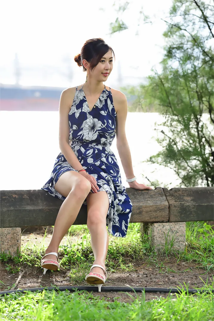 [Mzsock] NO.196 Zhao Tingting dress with cool and high legs street photography#[105P]-3