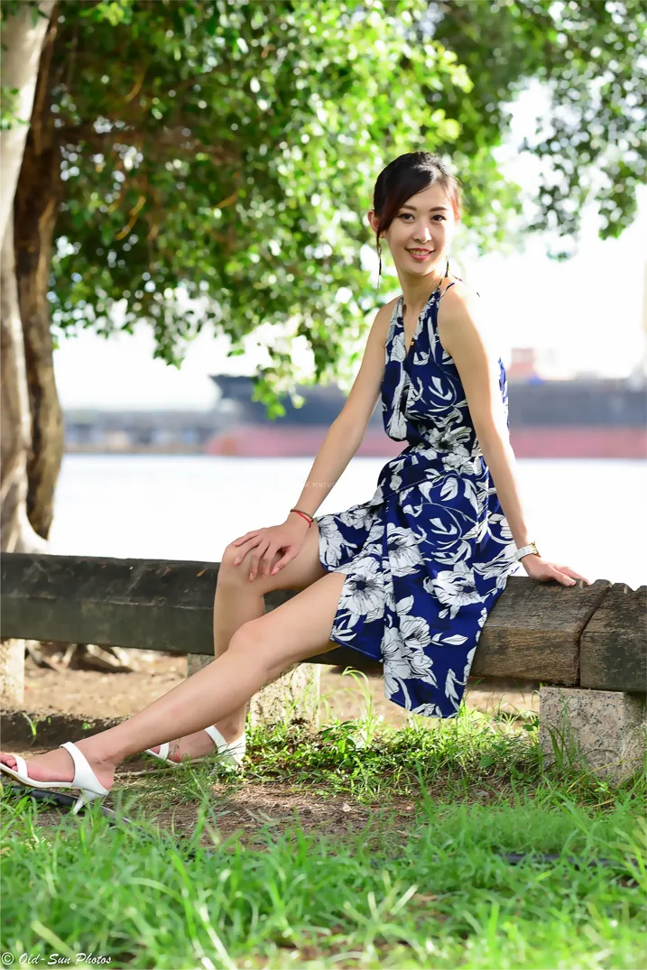 [Mzsock] NO.196 Zhao Tingting dress with cool and high legs street photography#[105P]-5