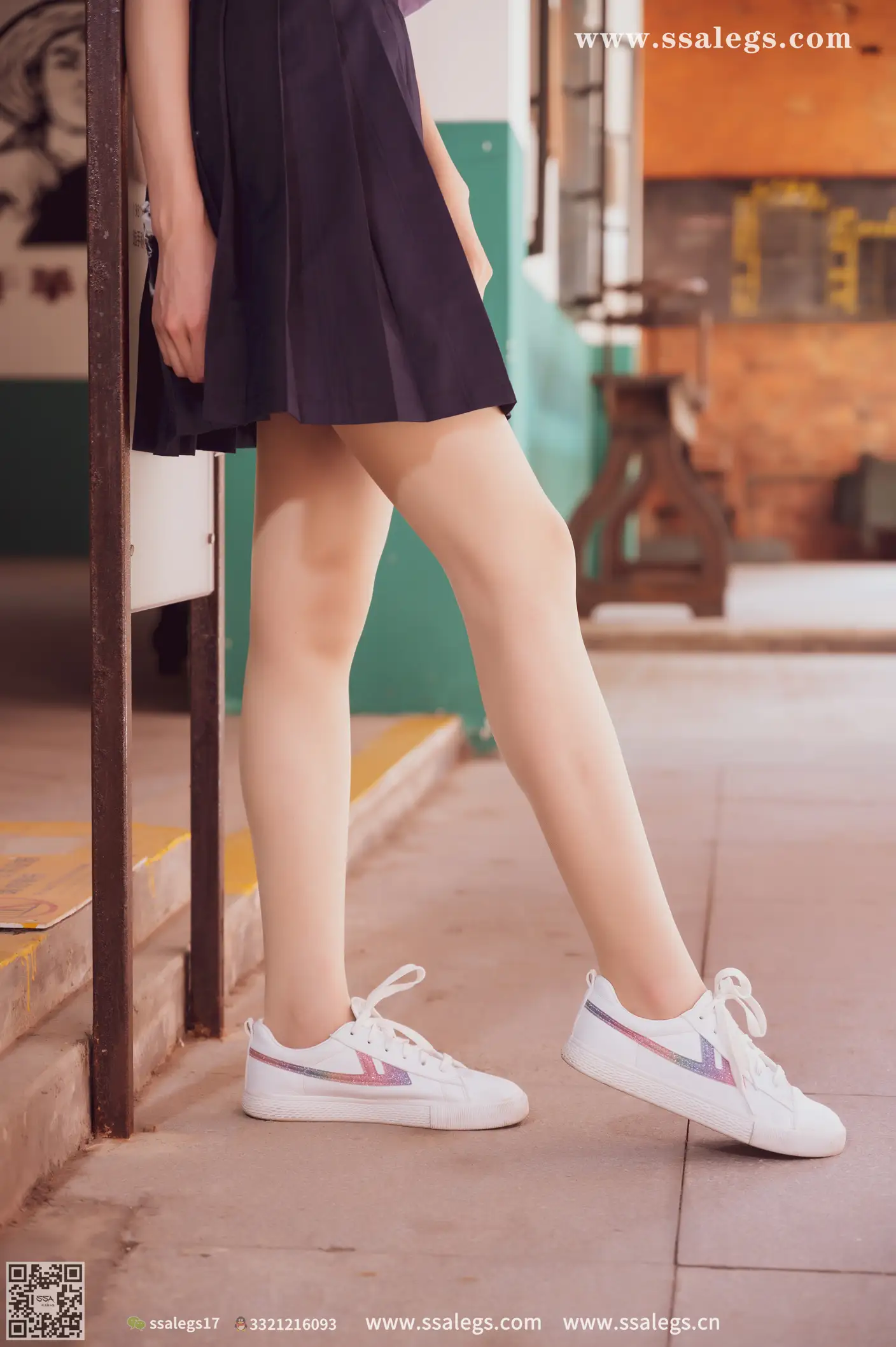 [Mzsock] NO.422 Manman white jk uniform flesh photo (Part 2) silk club#[124P]-1