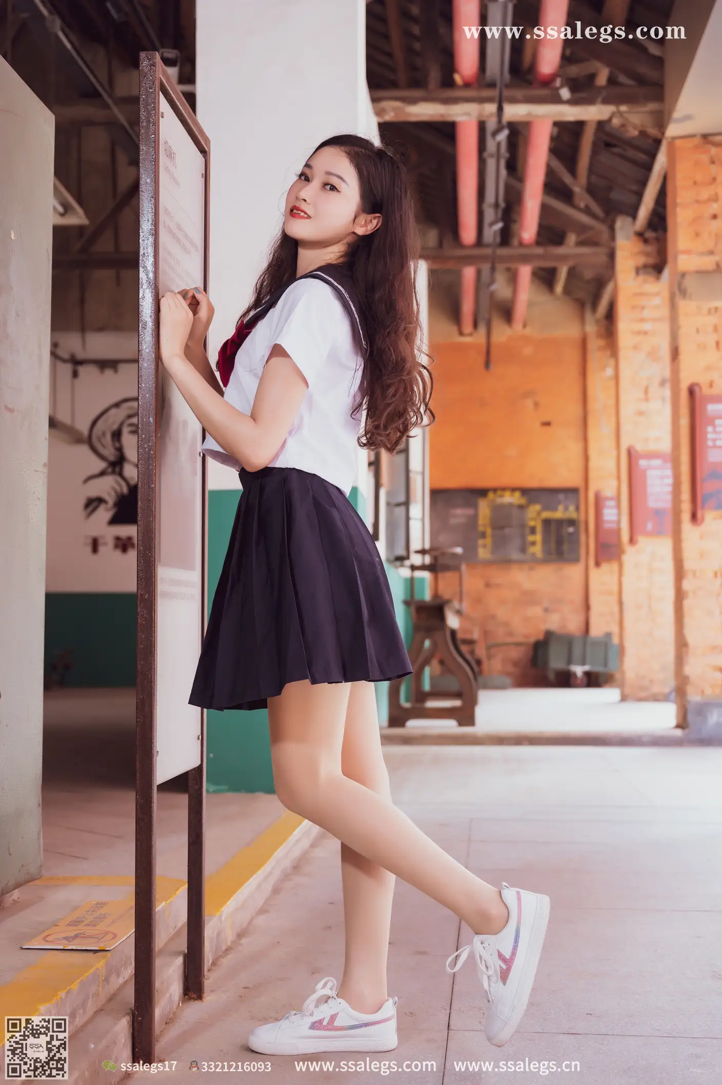 [Mzsock] NO.422 Manman white jk uniform flesh photo (Part 2) silk club#[124P]-2