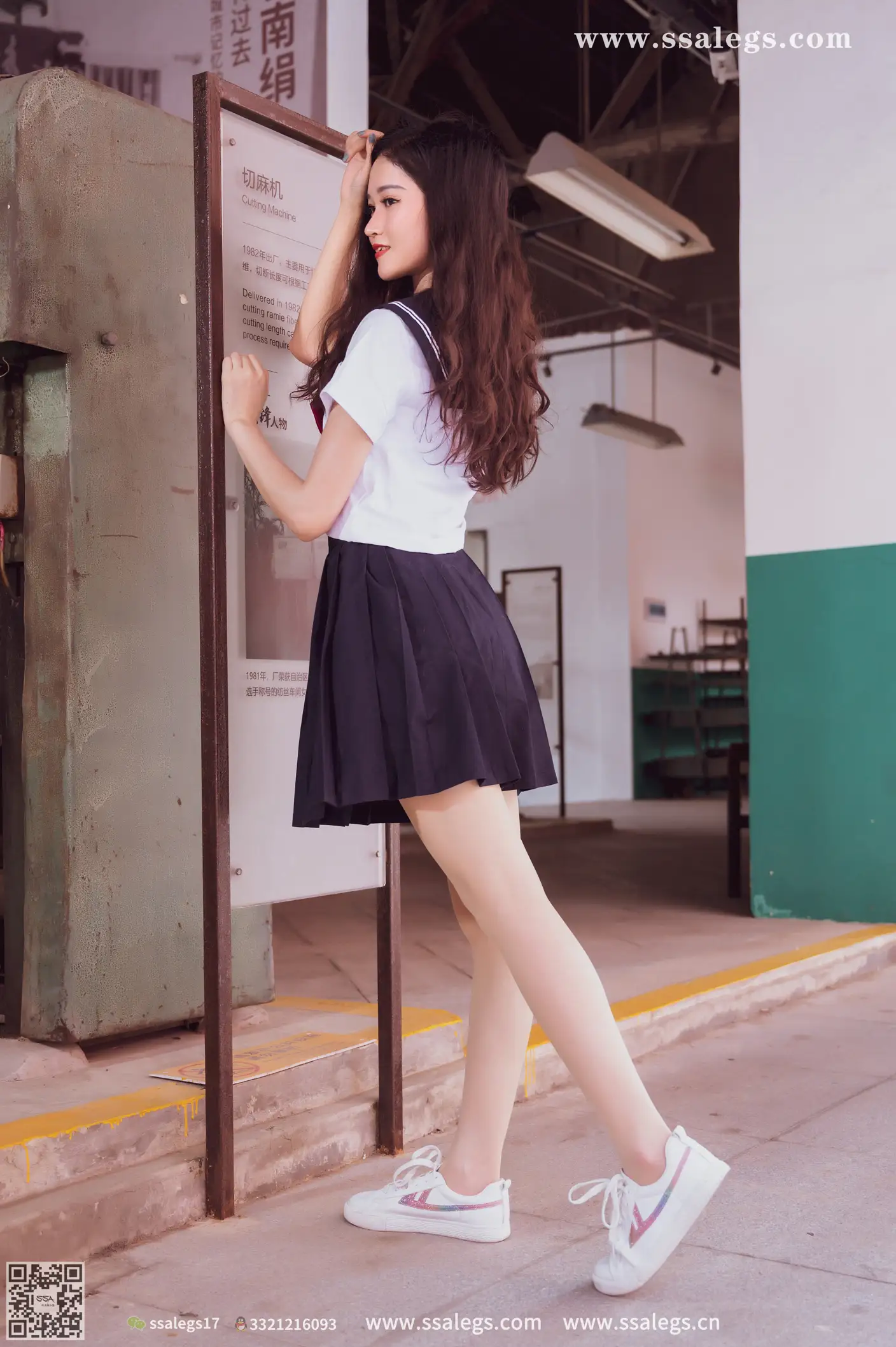 [Mzsock] NO.422 Manman white jk uniform flesh photo (Part 2) silk club#[124P]-5