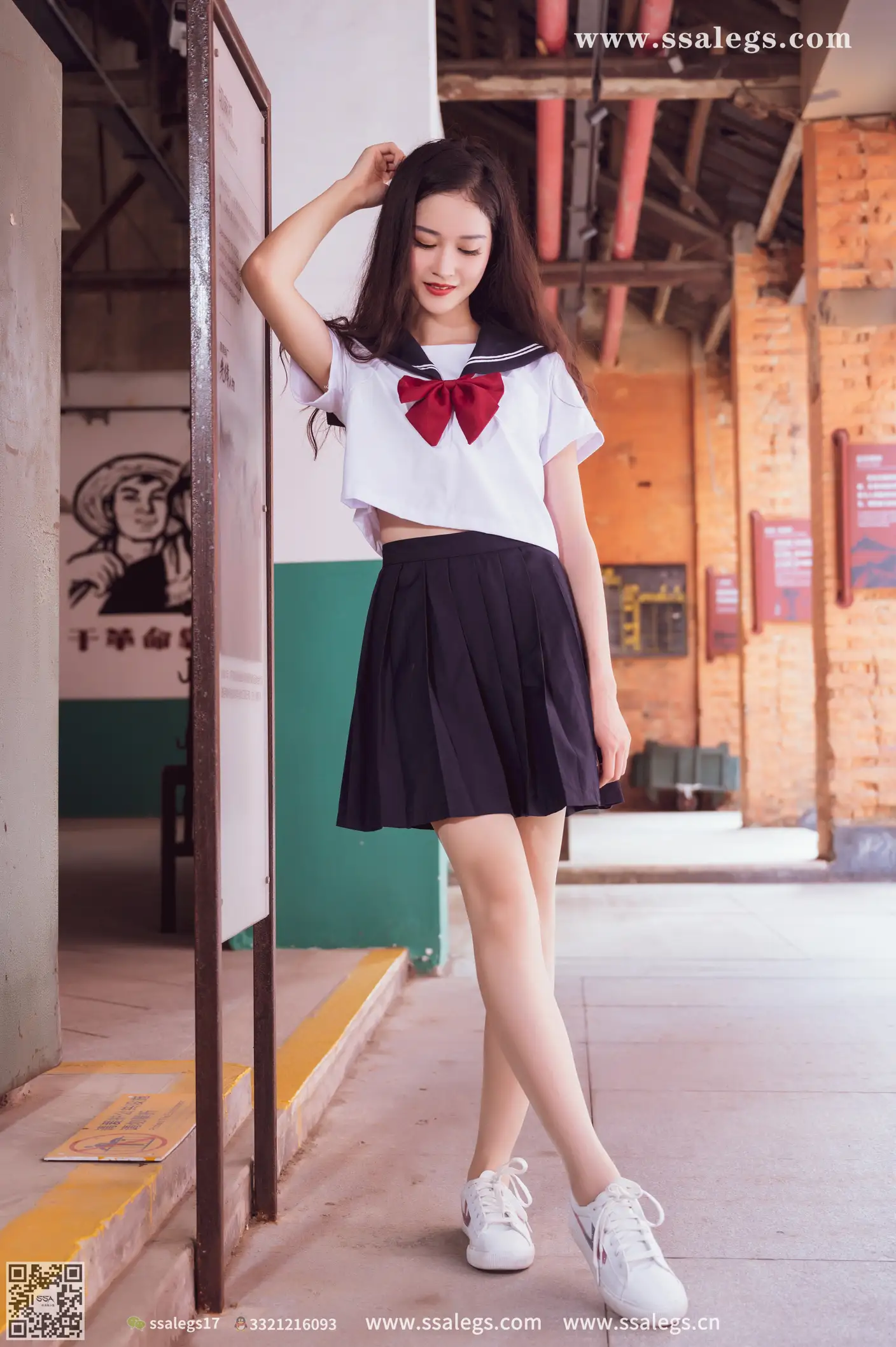 [Mzsock] NO.422 Manman white jk uniform flesh photo (Part 2) silk club#[124P]-6