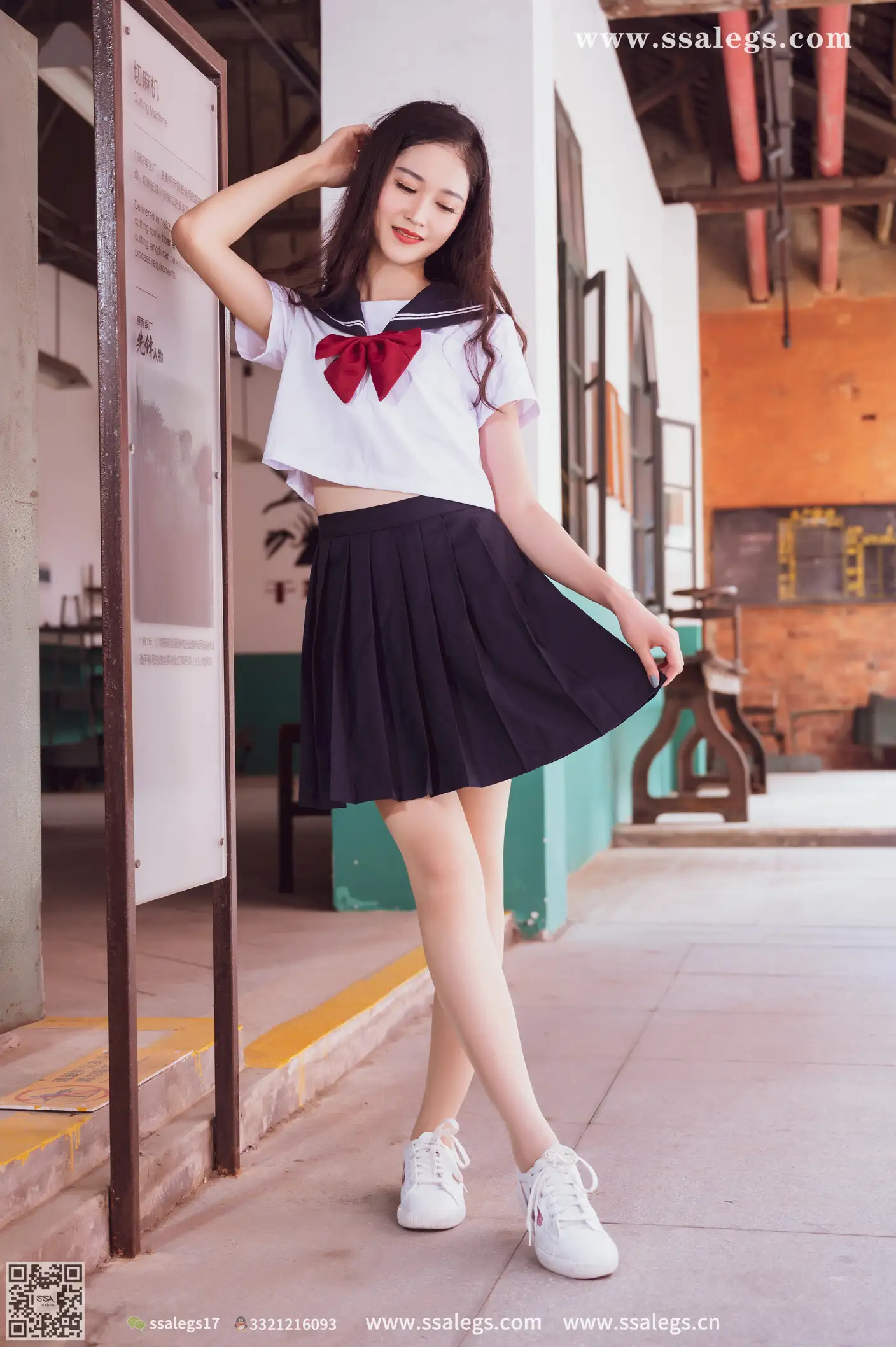 [Mzsock] NO.422 Manman white jk uniform flesh photo (Part 2) silk club#[124P]-8