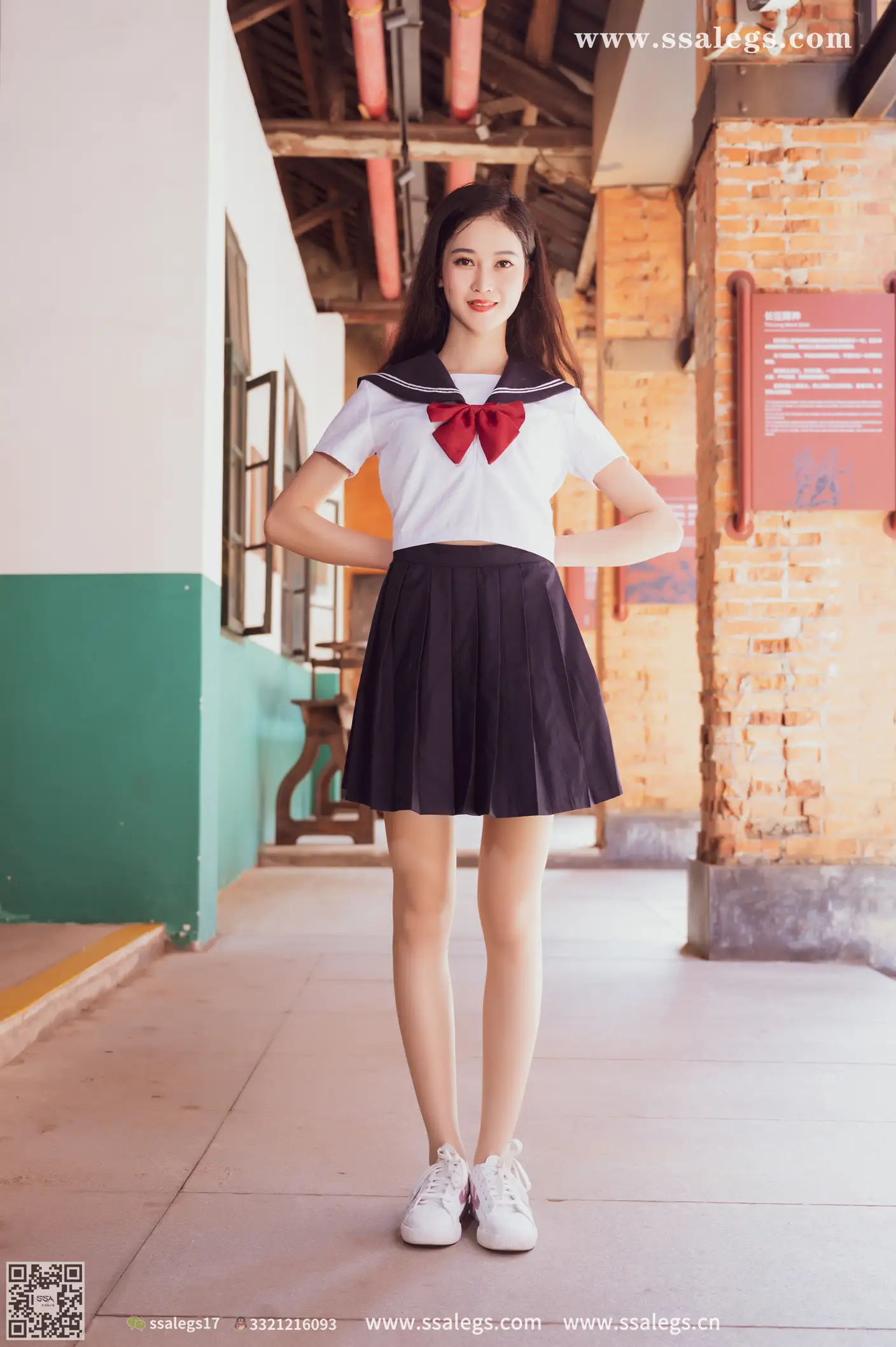 [Mzsock] NO.422 Manman white jk uniform flesh photo (Part 2) silk club#[124P]-10