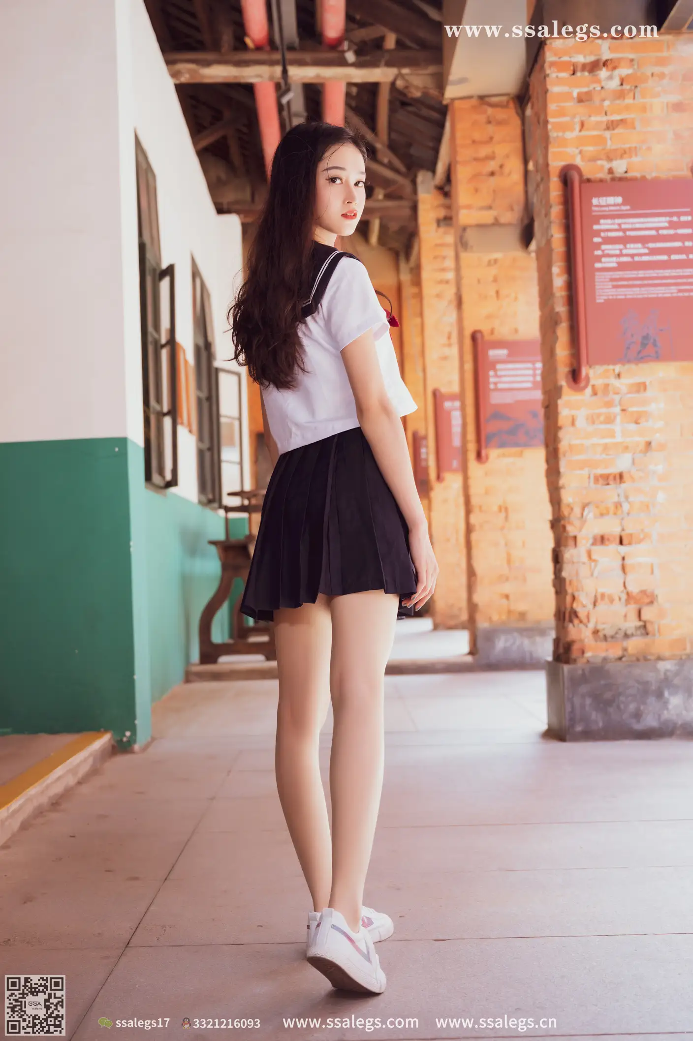 [Mzsock] NO.422 Manman white jk uniform flesh photo (Part 2) silk club#[124P]-2