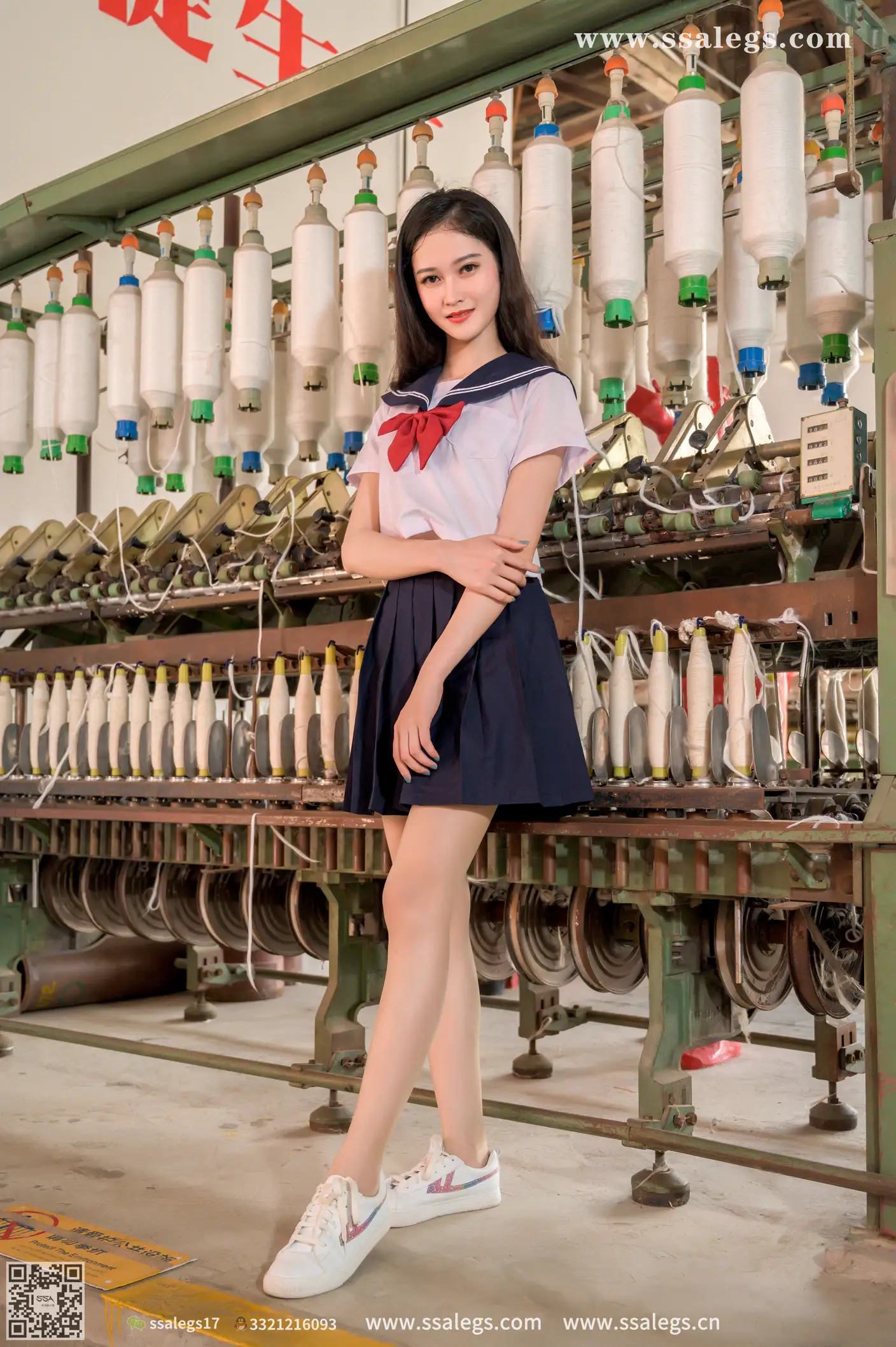 [Mzsock] NO.422 Manman white jk uniform flesh photo (Part 2) silk club#[124P]-9