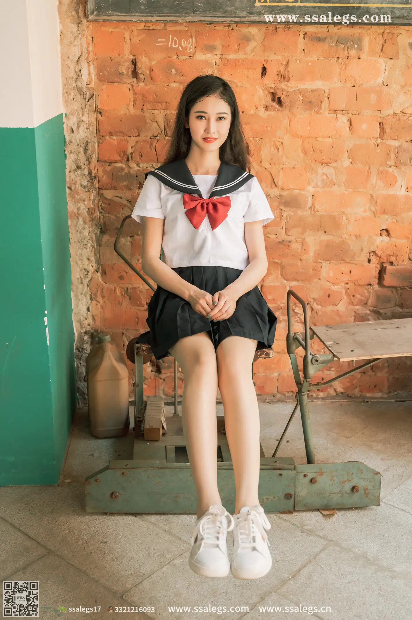 [Mzsock] NO.422 Manman white jk uniform flesh photo (Part 2) silk club#[124P]-3