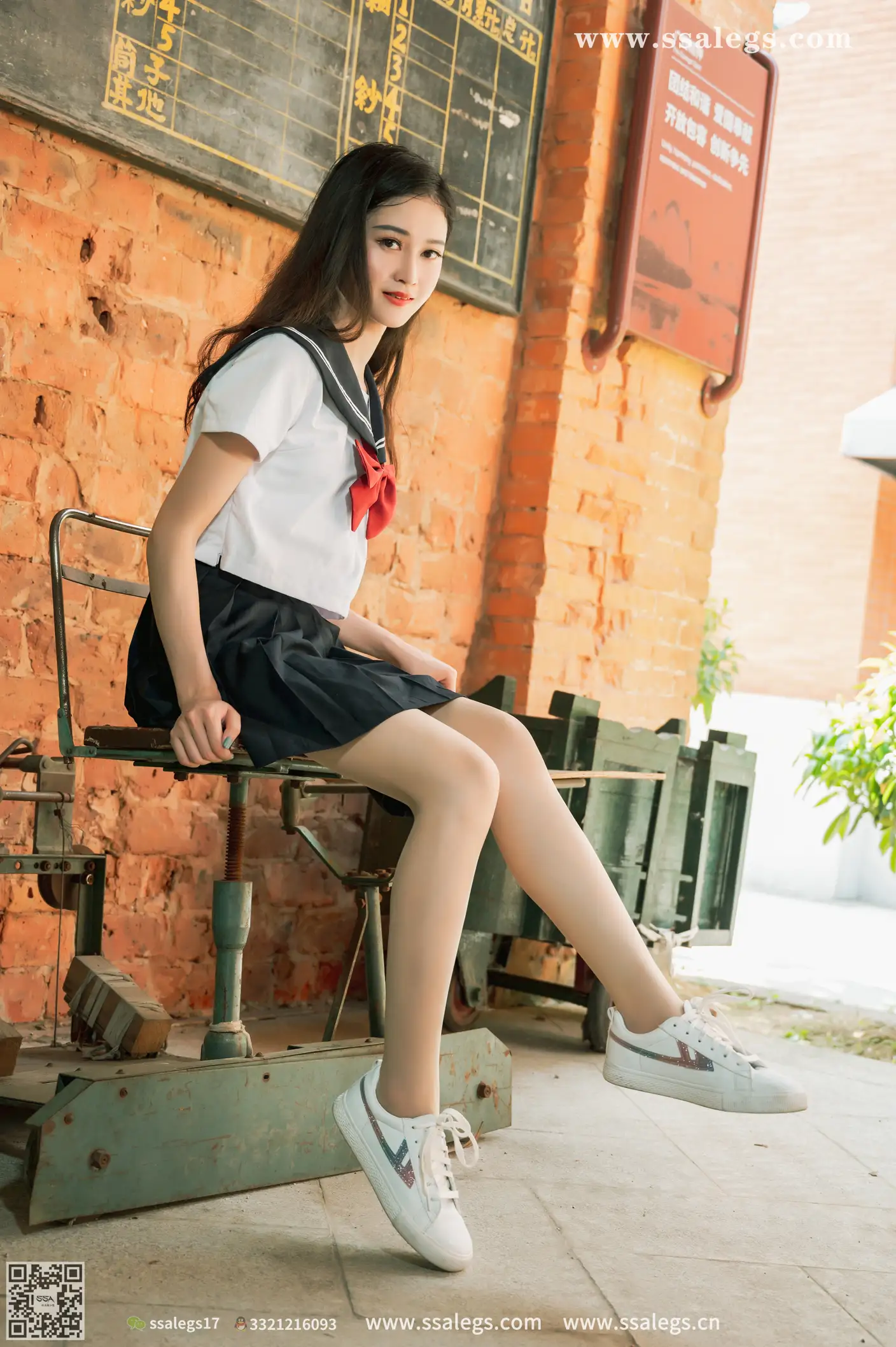 [Mzsock] NO.422 Manman white jk uniform flesh photo (Part 2) silk club#[124P]-4