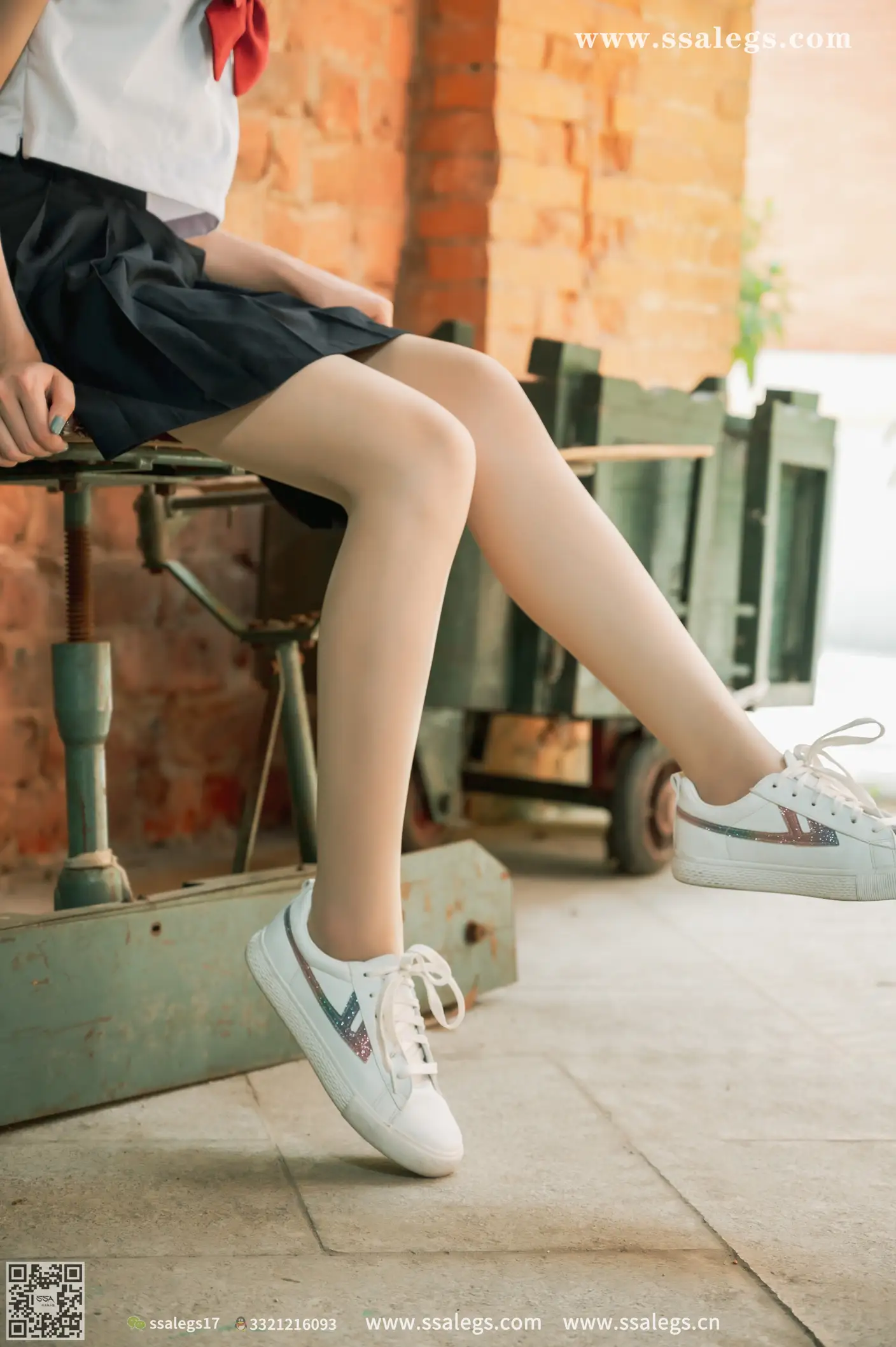 [Mzsock] NO.422 Manman white jk uniform flesh photo (Part 2) silk club#[124P]-5