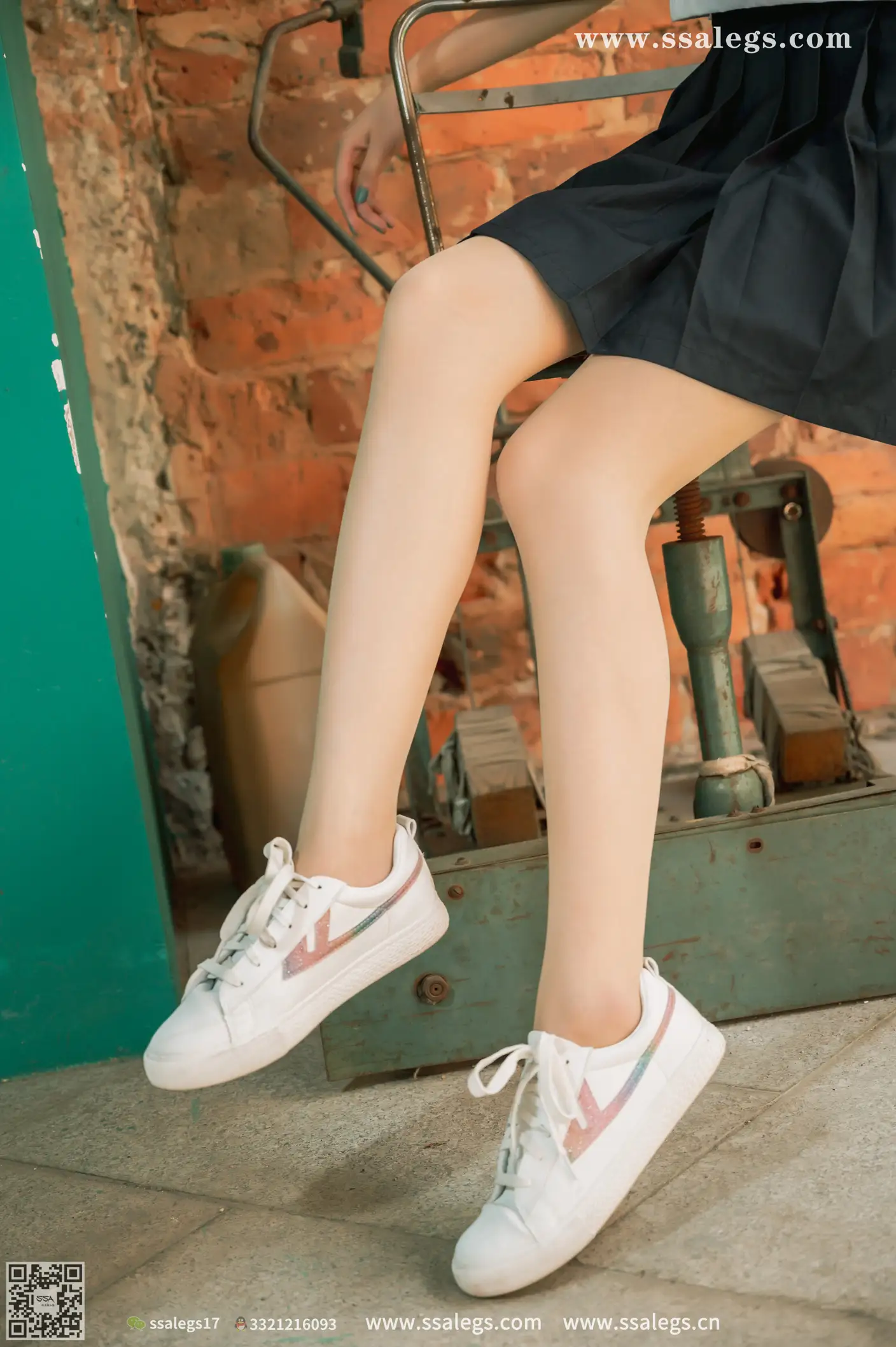 [Mzsock] NO.422 Manman white jk uniform flesh photo (Part 2) silk club#[124P]-1