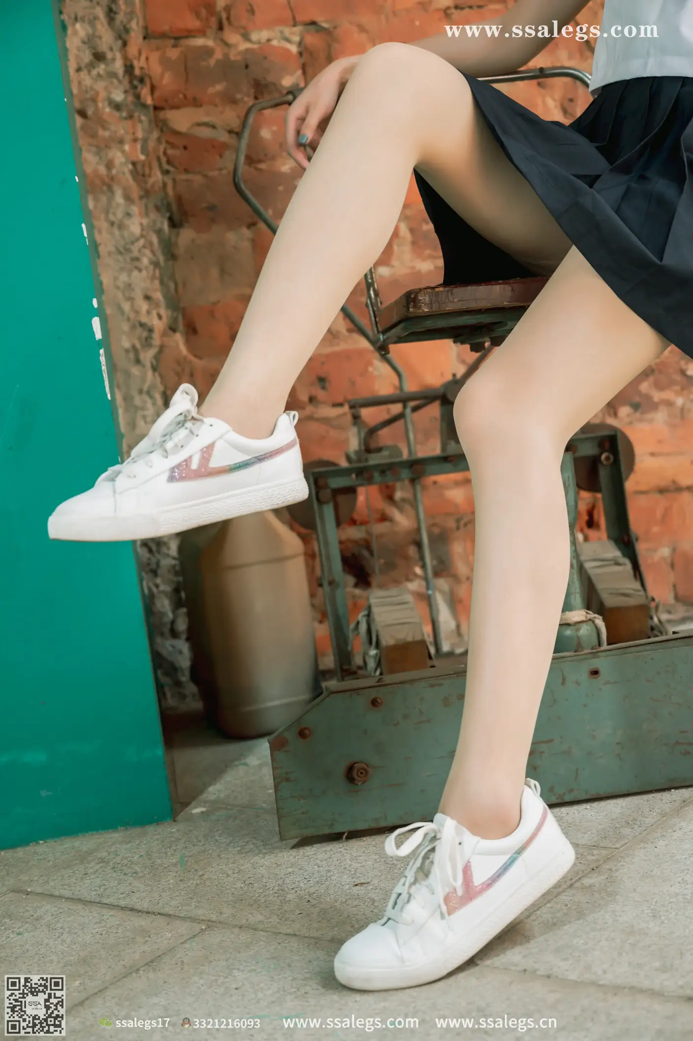 [Mzsock] NO.422 Manman white jk uniform flesh photo (Part 2) silk club#[124P]-3