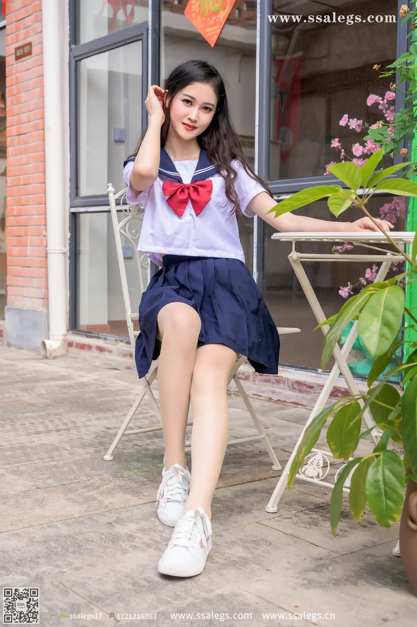 [Mzsock] NO.422 Manman white jk uniform flesh photo (Part 2) silk club#[124P]-7