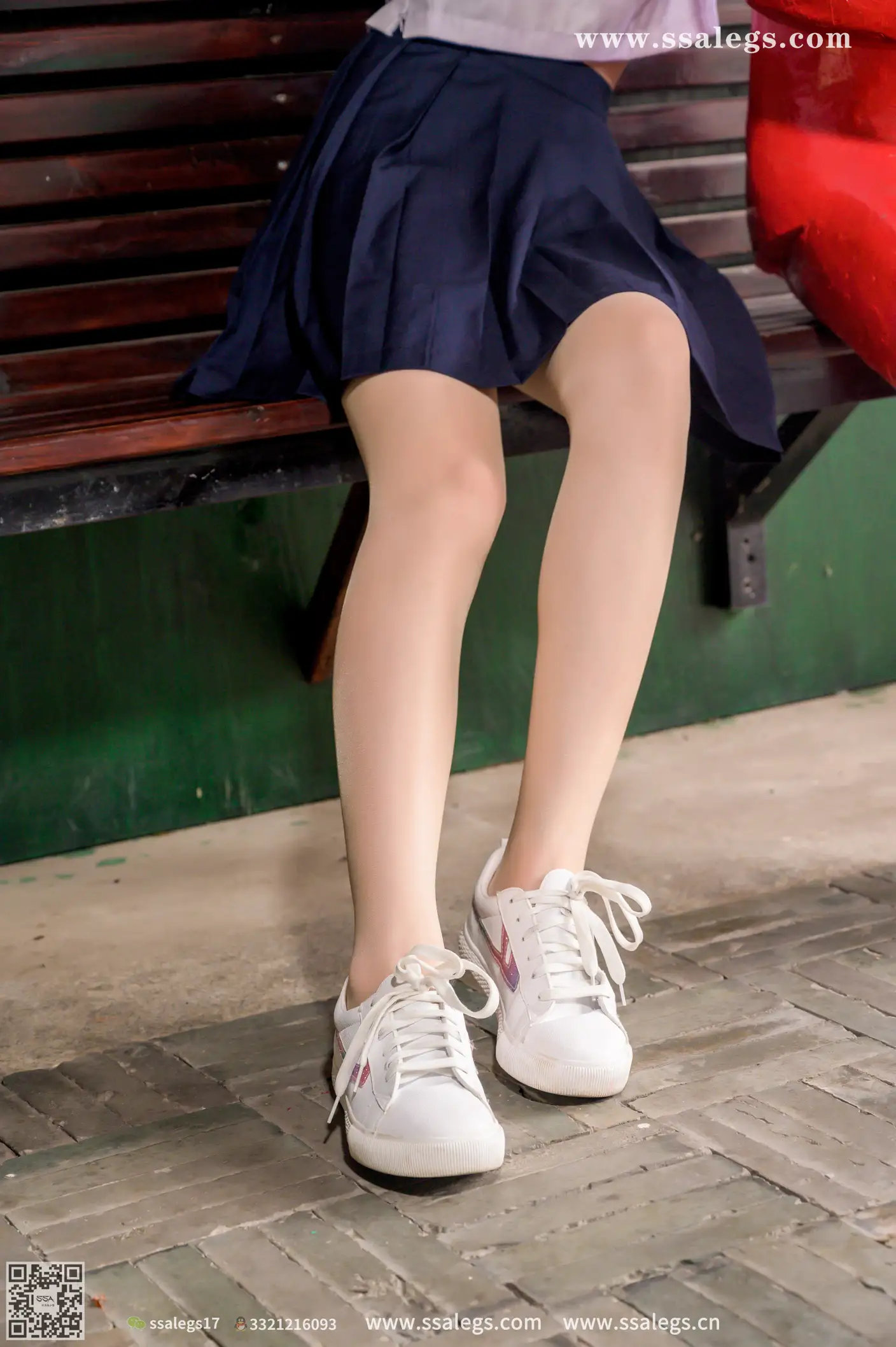 [Mzsock] NO.422 Manman white jk uniform flesh photo (Part 2) silk club#[124P]-4