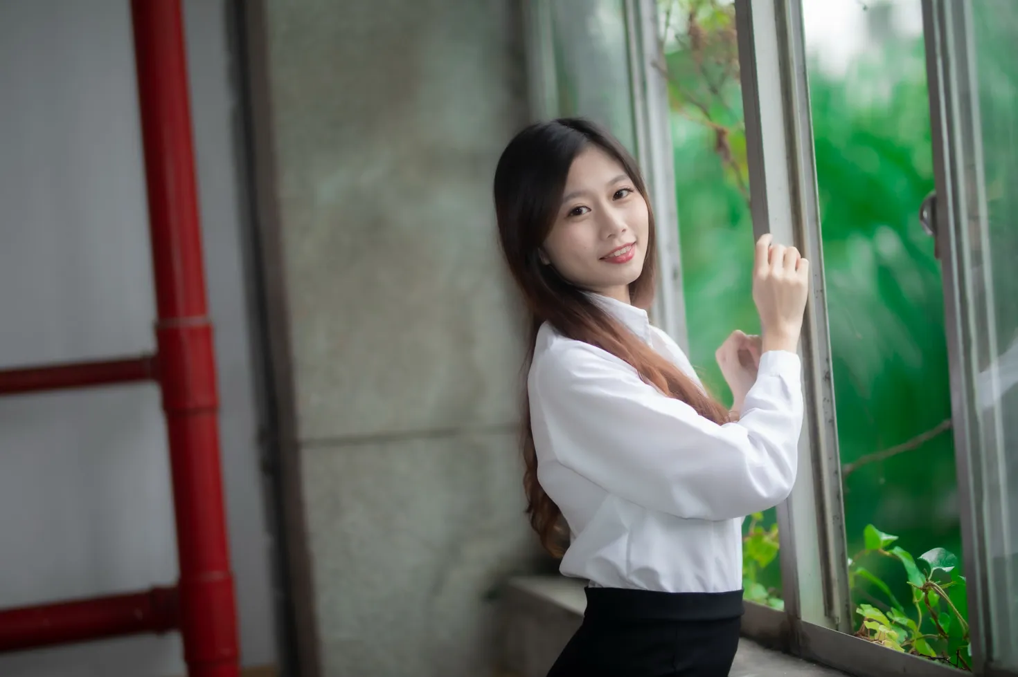[Mzsock] NO.128 Dolly Liu OL black silk high heels beautiful legs street photography#[31P]-6