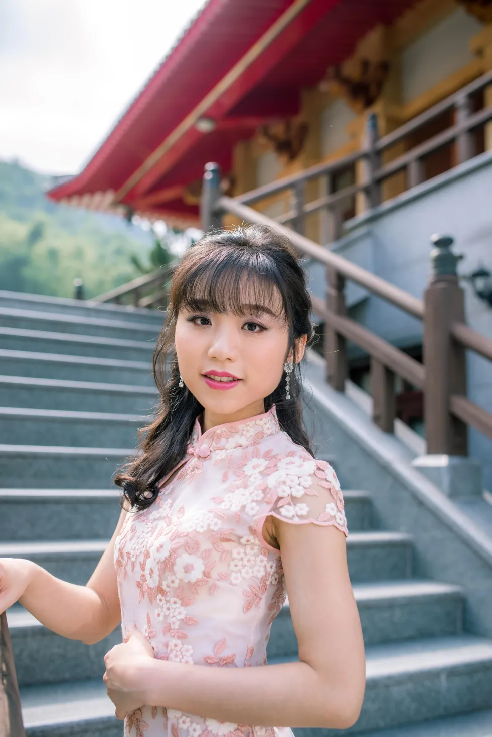 [Mzsock] NO.188 Yu Chen cheongsam high heels beautiful legs street photography#[88P]-6