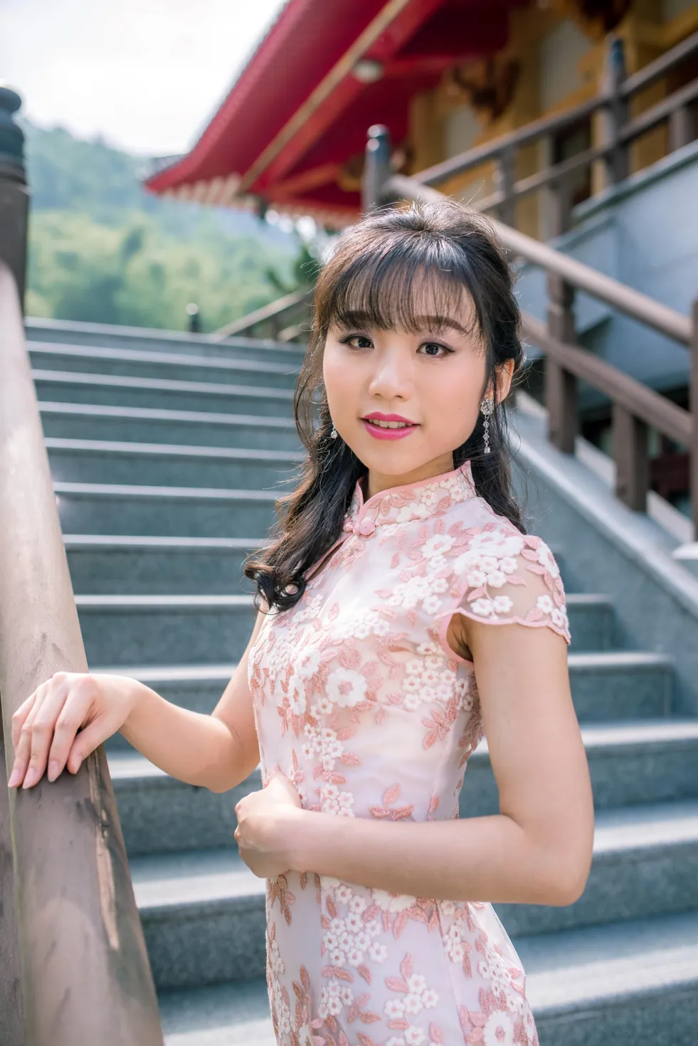 [Mzsock] NO.188 Yu Chen cheongsam high heels beautiful legs street photography#[88P]-7