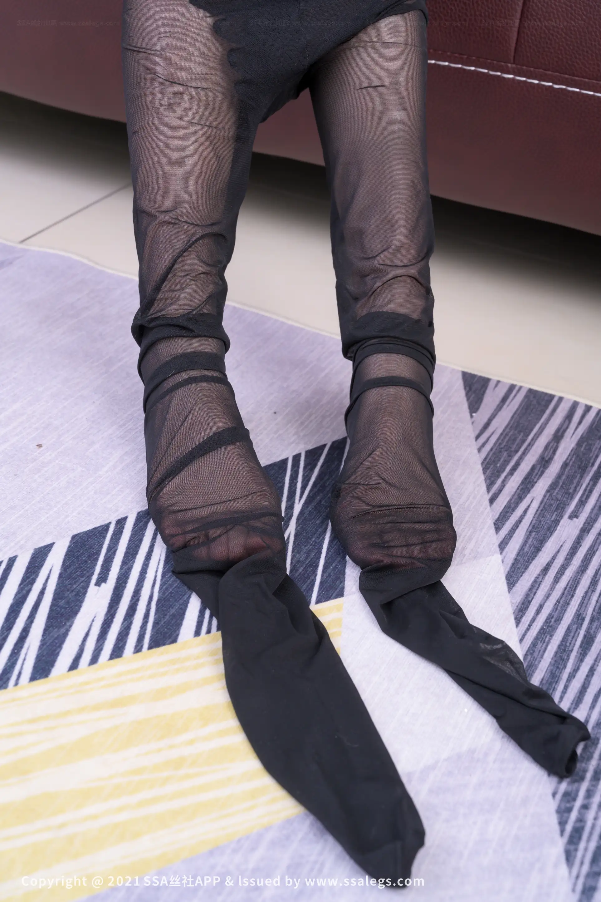 [Mzsock] NO.635 Photo of leg model Jingjing’s beautiful legs in black stockings (Part 2) silk club#[128P]-4