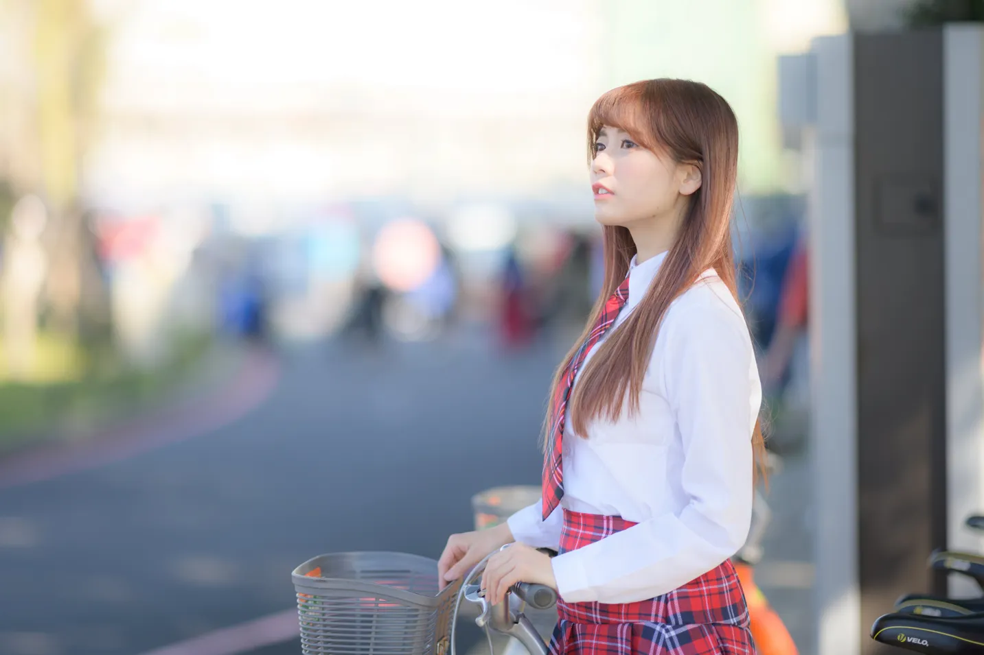 [Mzsock] NO.233 Student uniform high heels street photography#[105P]-2