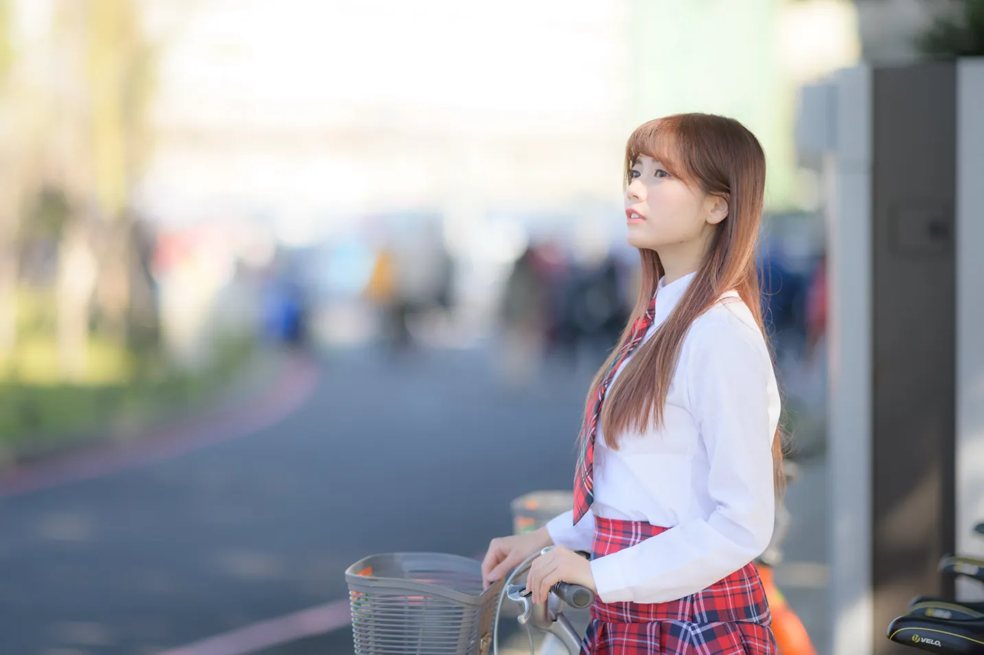 [Mzsock] NO.233 Student uniform high heels street photography#[105P]-3