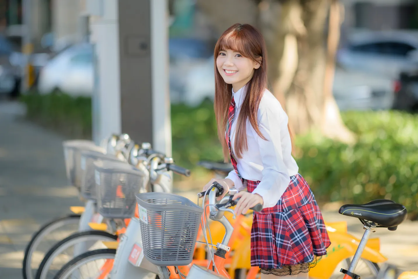 [Mzsock] NO.233 Student uniform high heels street photography#[105P]-7