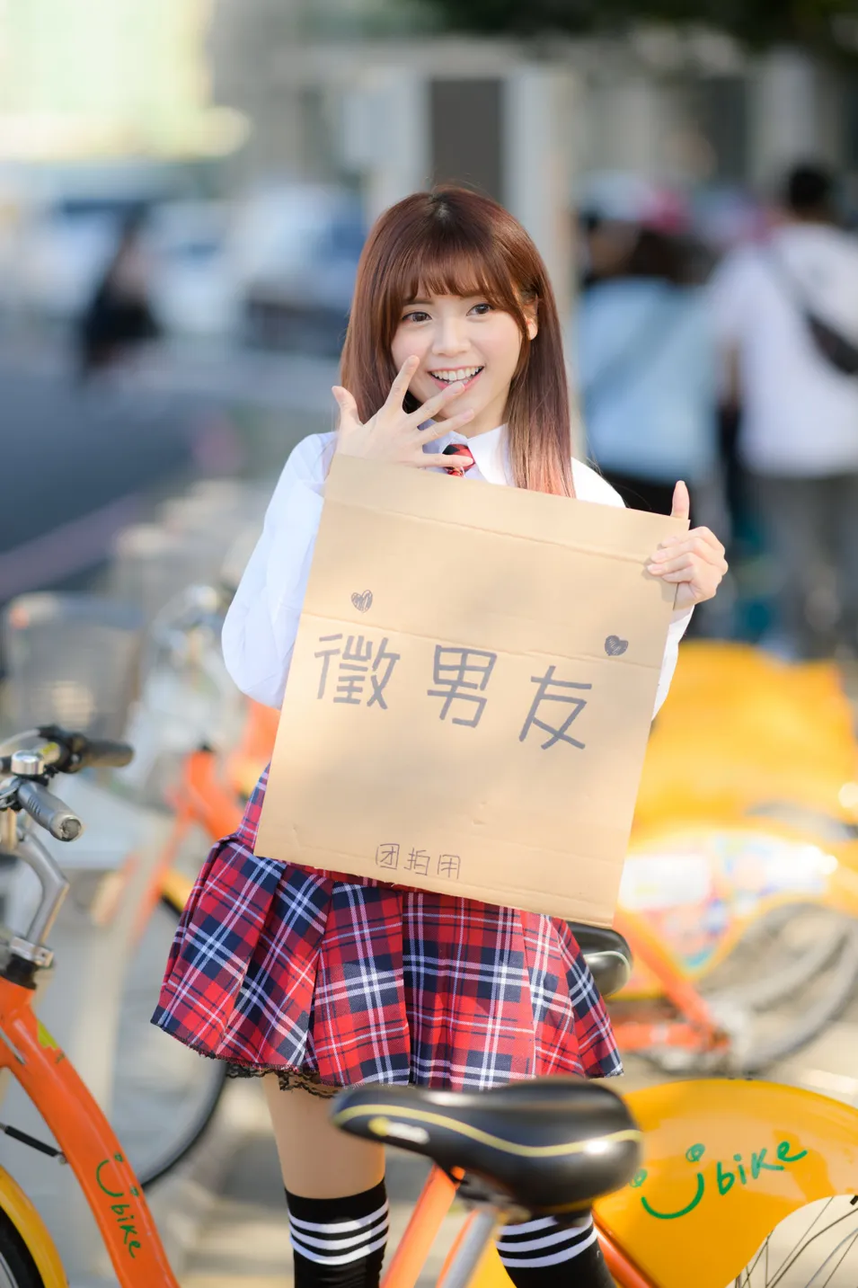 [Mzsock] NO.233 Student uniform high heels street photography#[105P]-2